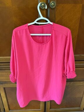 Boutique Women’s Relaxed Fit Pink Blouse